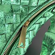 Bottega Veneta Mini Jodie Metallic Green 11114 28cm - 4