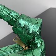 Bottega Veneta Mini Jodie Metallic Green 11114 28cm - 3