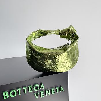Bottega Veneta Mini Jodie Metallic Light Green 11115 28cm