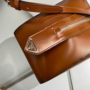 Prada Small Brushed Brown Leather 25.5 Supernova Handbag - 3