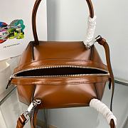 Prada Small Brushed Brown Leather 25.5 Supernova Handbag - 2