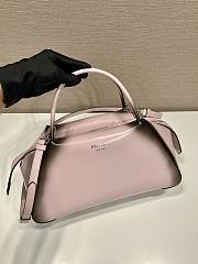 Prada Brushed Shiny Pink Leather 31 Supernova Handbag - 6