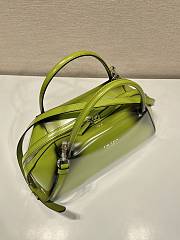 Prada Brushed Shiny Green Leather 31 Supernova Handbag - 2
