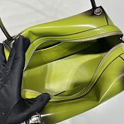 Prada Brushed Shiny Green Leather 31 Supernova Handbag - 3