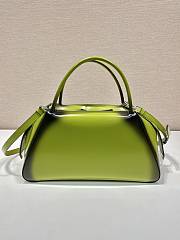 Prada Brushed Shiny Green Leather 31 Supernova Handbag - 4