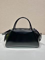 Prada Brushed Shiny Black Leather 31 Supernova Handbag - 4