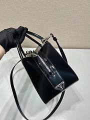Prada Brushed Shiny Black Leather 31 Supernova Handbag - 6