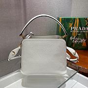 Prada Matinee 21 White Saffiano Leather - 3