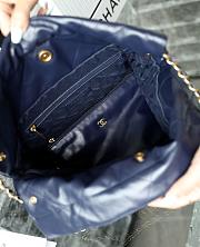 CC 22 Handbag Small Blue Calfskin & Gold-Tone Metal 11149 - 3