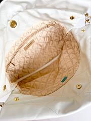 CC 22 Handbag Small White Calfskin & Gold-Tone Metal 11153 - 4