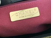 Chanel Small Shopping Bag 34 Black Leather Gold Hardware - 5