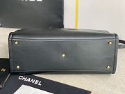 Chanel Medium Shopping Bag 39 Black Leather Gold Hardware - 2