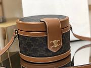 Celine Vanity Case 17 Triomphe Canvas and Calfskin - 6