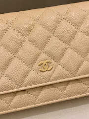 CC WOC Beige Caviar Gold Hardware 19.5cm 5112 - 6