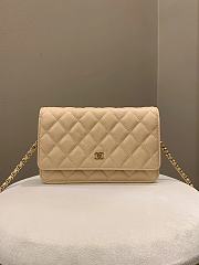 CC WOC Beige Caviar Gold Hardware 19.5cm 5112 - 1