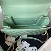 CC Small Flap Bag 22 with Top Handle Green - 4
