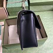Gucci Deco small shoulder bag 25 black leather 111216 - 2
