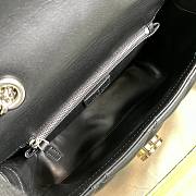 Gucci Deco small shoulder bag 25 black leather 111216 - 3