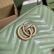 Gucci GG Marmont 24 Matelassé Leather Green 49123148  - 6