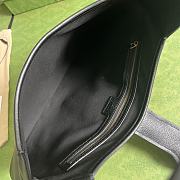 Gucci Aphrodite Medium Shoulder Bag Black Soft Leather - 5