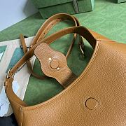 Gucci Aphrodite Medium Shoulder Bag Caramel Soft Leather - 2