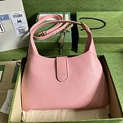 Gucci Aphrodite Medium Shoulder Bag Pink Soft Leather - 4