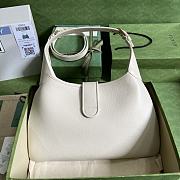 Gucci Aphrodite Medium Shoulder Bag White Soft Leather - 2