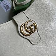 Gucci Aphrodite Medium Shoulder Bag White Soft Leather - 3