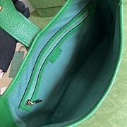 Gucci Aphrodite Medium Shoulder Bag Green Soft Leather - 3
