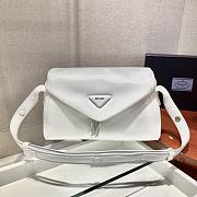 Prada Signaux Bag 32 White Padded Nappa Leather  - 1