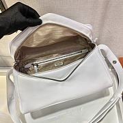 Prada Signaux Bag 32 White Padded Nappa Leather  - 4