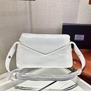Prada Signaux Bag 32 White Padded Nappa Leather  - 3