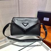 Prada Signaux Bag 32 Black Padded Nappa Leather  - 1