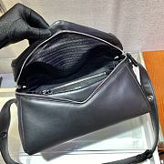 Prada Signaux Bag 32 Black Padded Nappa Leather  - 4