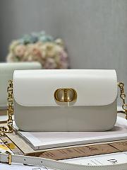 Dior 30 Montaigne Avenue Bag White Leather M9260U  - 1