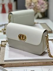 Dior 30 Montaigne Avenue Bag White Leather M9260U  - 4