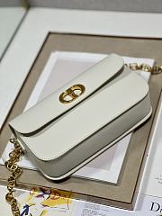 Dior 30 Montaigne Avenue Bag White Leather M9260U  - 2