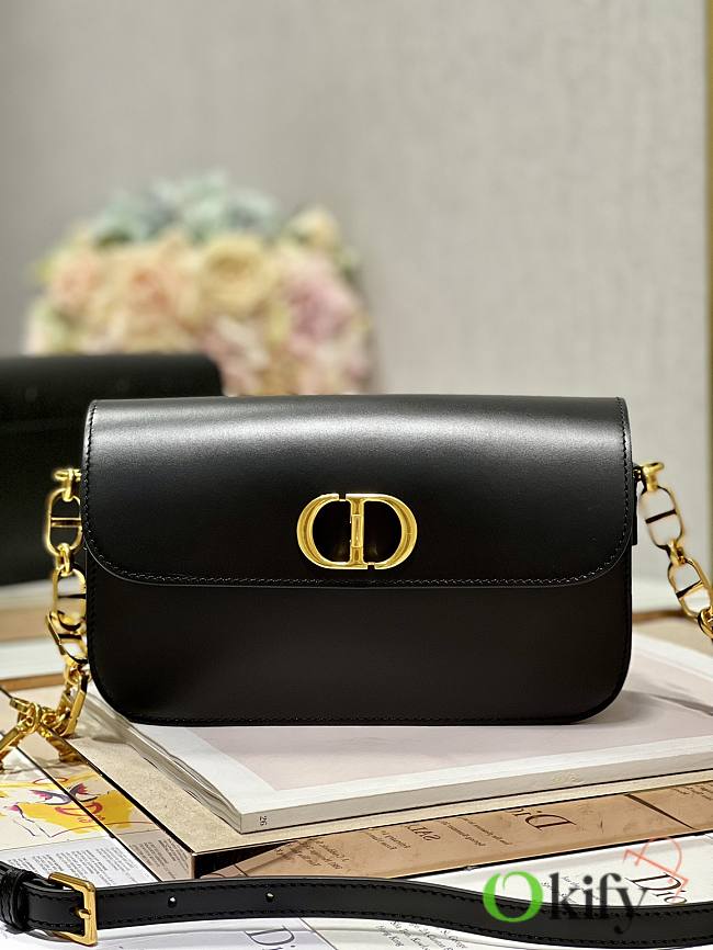 Dior 30 Montaigne Avenue Bag Black Leather M9260U - 1