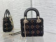 Lady Dior Mini 17 Pead Black 11254 - 4