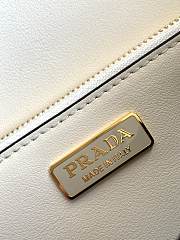 Prada Saffiano Leather Shoulder Bag White - 4