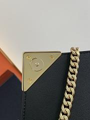 Prada Saffiano Leather Shoulder Bag Black - 4