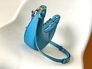 LV Loop H27 Blue Monogram Leather - 5