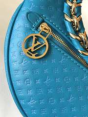 LV Loop H27 Blue Monogram Leather - 3