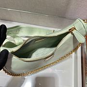 Prada Re-Edition Saffiano Bag Light Green/Gold 1BH204 - 2