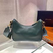 Prada Re-Edition Saffiano Bag Mallard Green/Gold 1BH204 - 4