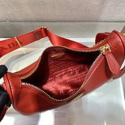 Prada Re-Edition Saffiano Bag Red/Gold 1BH204 - 5