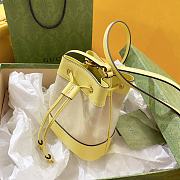Gucci Ophidia Camel and Banana Jumbo GG Mini Bucket Bag - 5