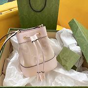 Gucci Ophidia Pink Jumbo GG Mini Bucket Bag - 1