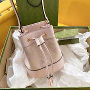 Gucci Ophidia Pink Jumbo GG Mini Bucket Bag - 5