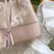 Gucci Ophidia Pink Jumbo GG Mini Bucket Bag - 2